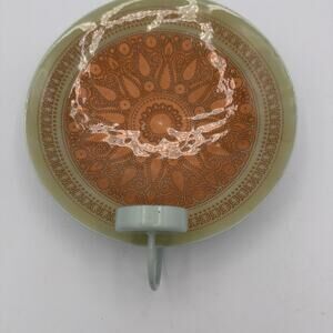 Anthropologie Wall Sconce Candle Holder Plate Mandala Tealight Holder Bohemian